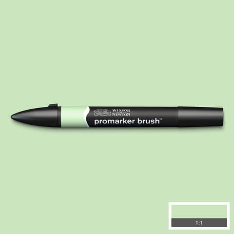 Pennarelli Winsor&Newton Promarker Brush doppia punta scalpello-pennello - meadow green G339 - 0204215